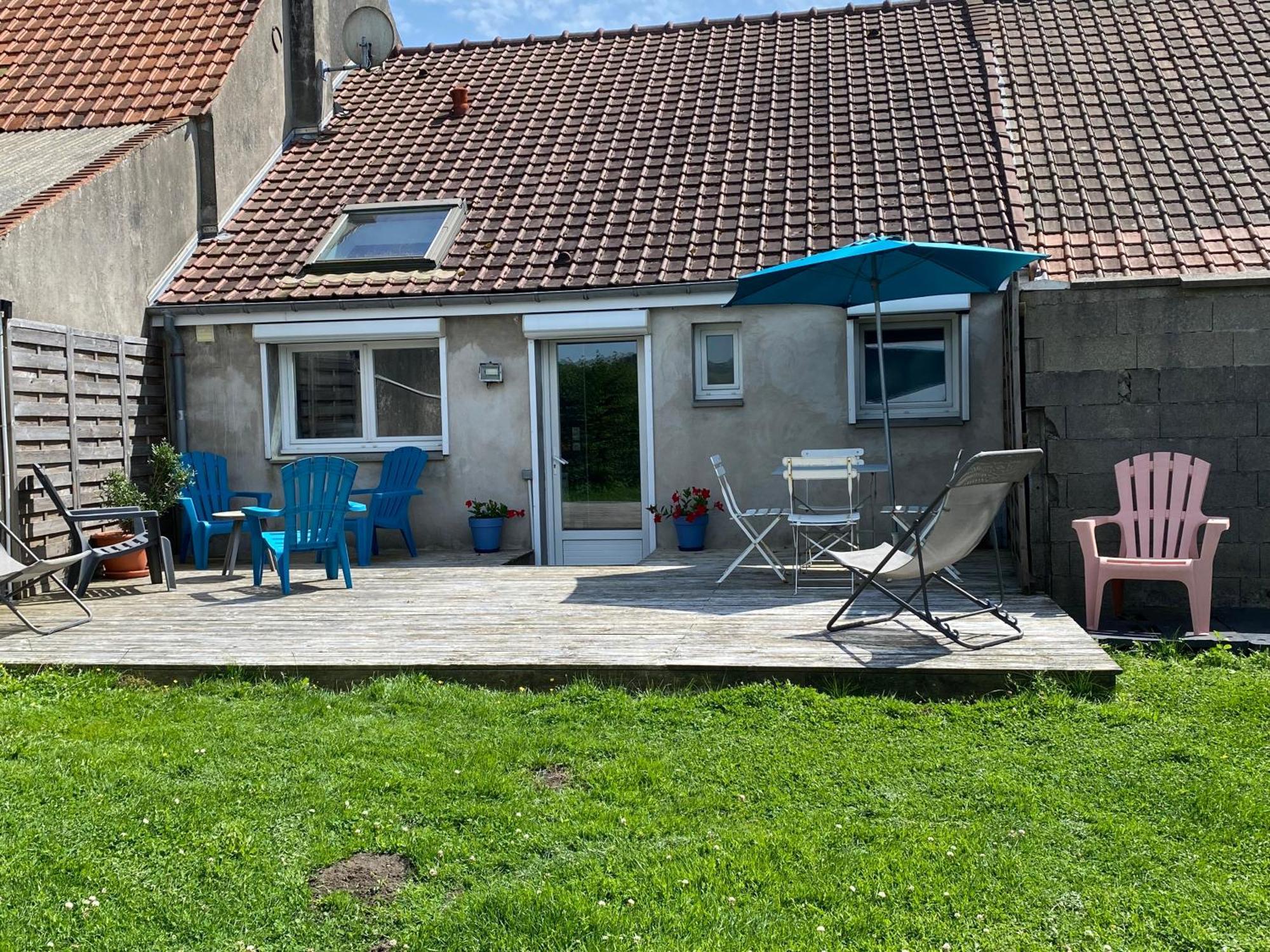 Maison De Village Avec Jardin 15Mn Des Plages, Wifi, 2 Chambres, Jardin Hesdin-lʼAbbé Exterior foto