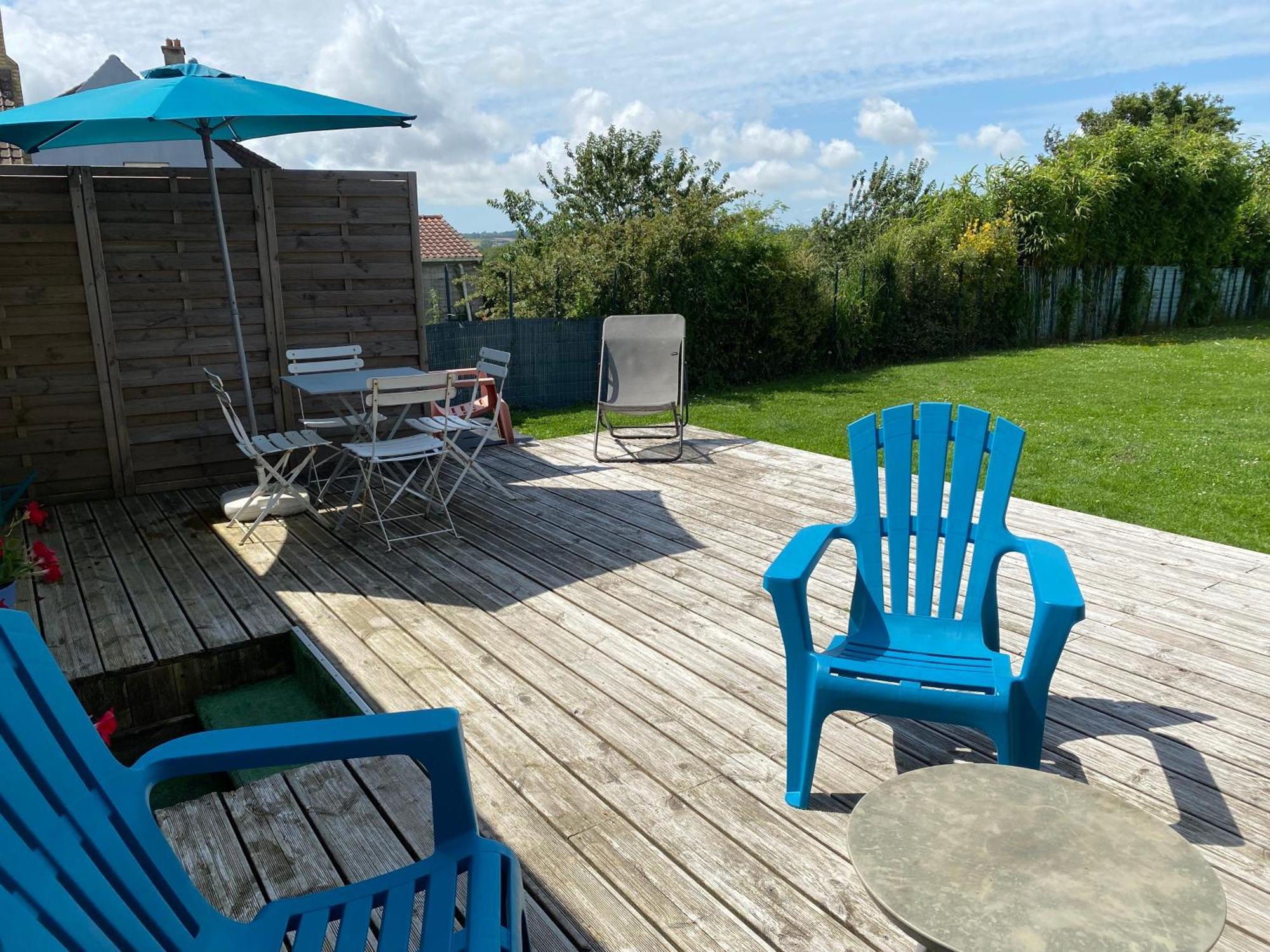 Maison De Village Avec Jardin 15Mn Des Plages, Wifi, 2 Chambres, Jardin Hesdin-lʼAbbé Exterior foto