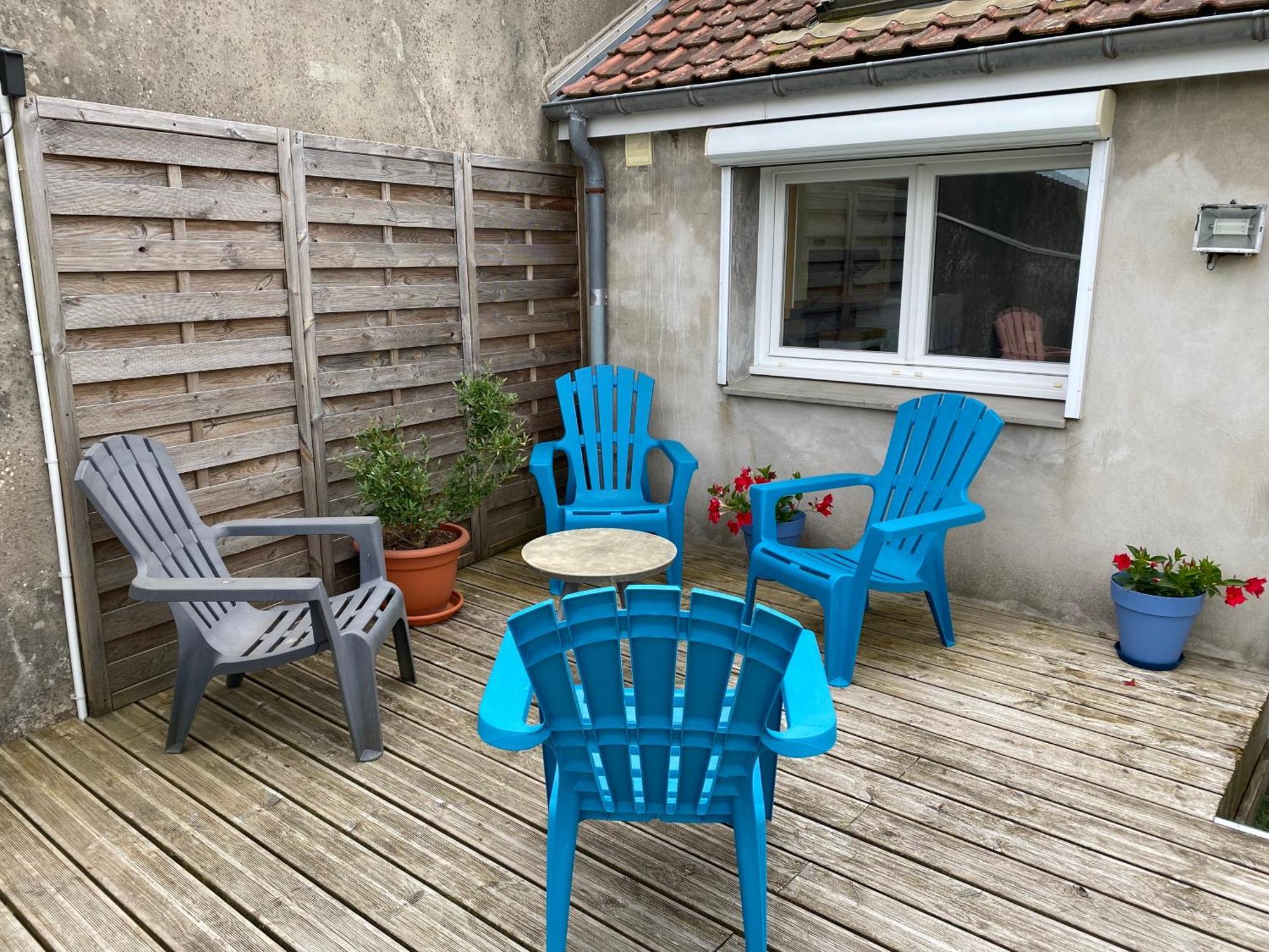 Maison De Village Avec Jardin 15Mn Des Plages, Wifi, 2 Chambres, Jardin Hesdin-lʼAbbé Exterior foto